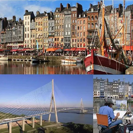 Lejlighed Le Havre De Paix 8 , Les Hauts De Honfleur, Piscine, Wifi Et Parking Gratuits *